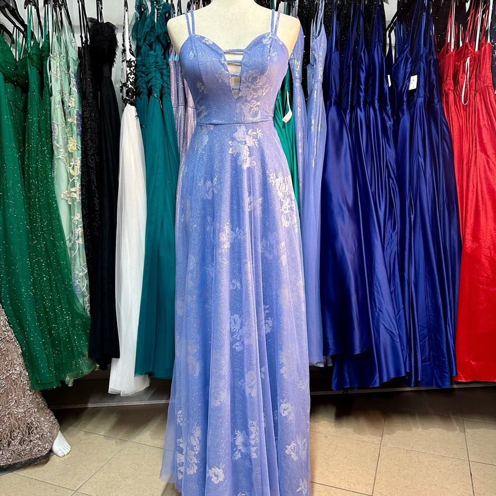 Elegant Blue Evening Gown